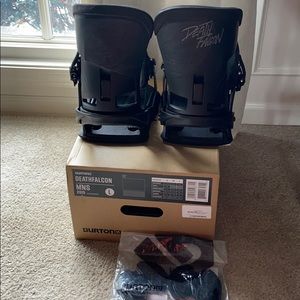 Burton DeathFalcon Snowboard Bindings - Large